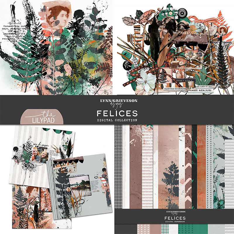 Felices Digital Scrapbooking Collection by Lynn Grieveson