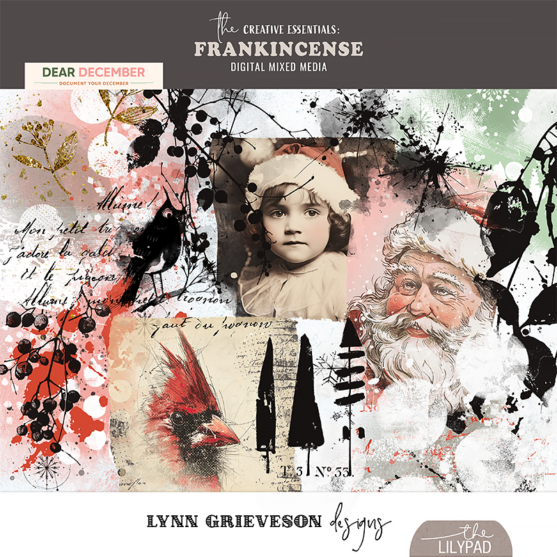 Frankincense Digital Scrapbooking Mixed Media by Lynn Grieveson
