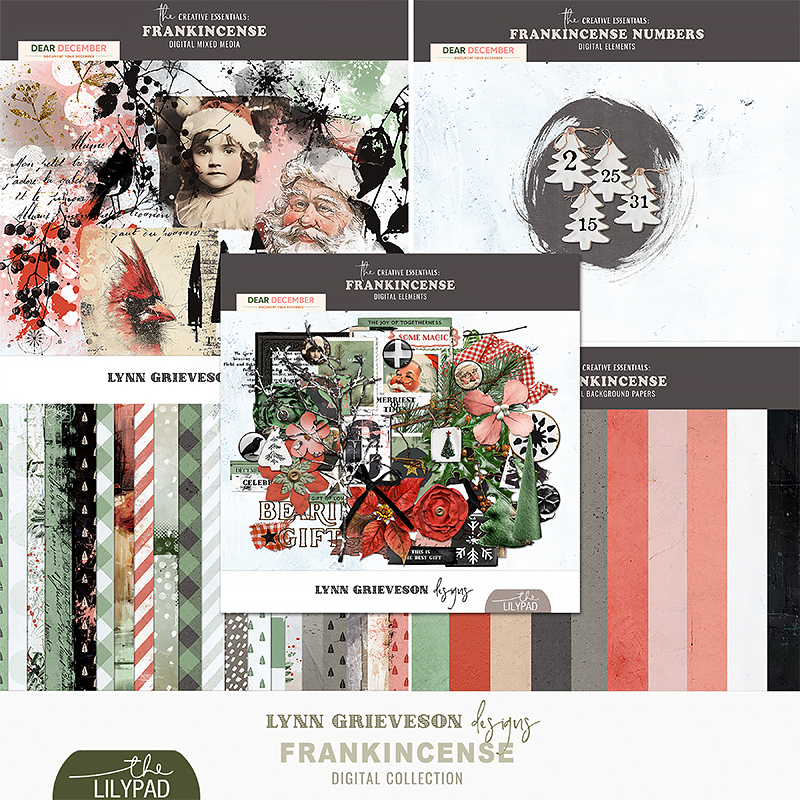 Frankincense Digital Scrapbooking Collection by Lynn Grieveson