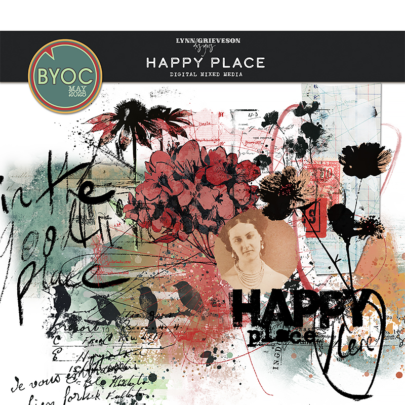 Happy Place Mixed Media by Lynn Grieveson