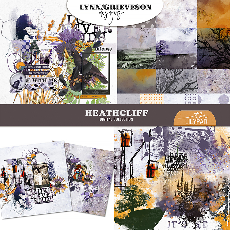 Heathcliff Digital Scrapbooking Collection by Lynn Grieveson
