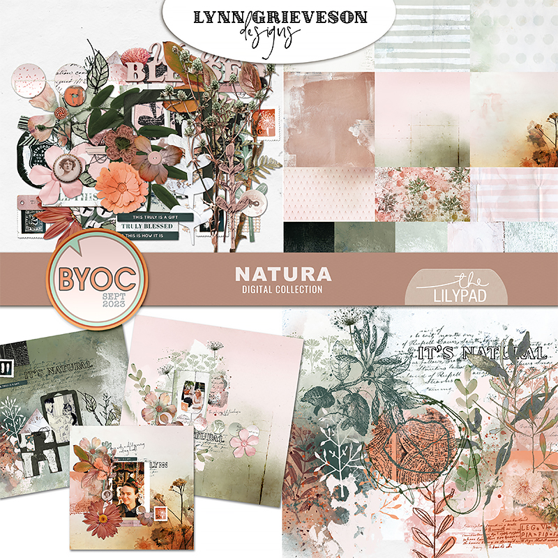 Natura Digital Scrapbooking Collection by Lynn Grieveson