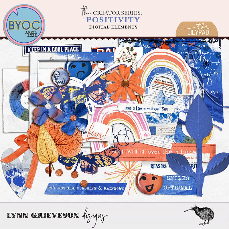 Positivity Digital Scrapbooking Collection by Lynn Grieveson - Image 5