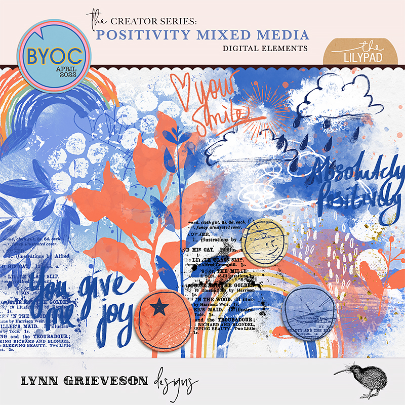 Positivity Digital Scrapbooking Collection by Lynn Grieveson - Image 7