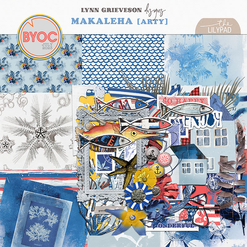 Makaleha Arty Kit for Digital Scrapbooking