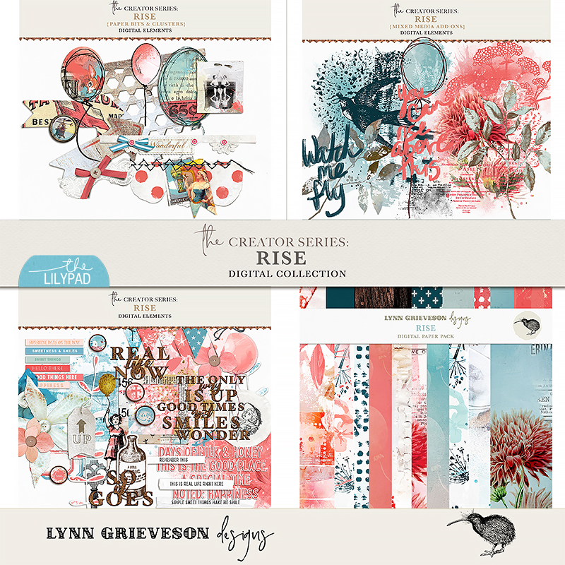 Rise Digital Scrapbooking Collection by Lynn Grieveson