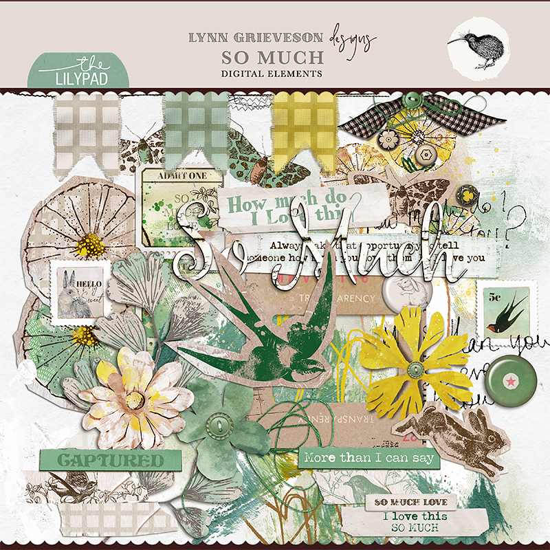 So Much Digital Scrapbooking Elements by Lynn Grieveson