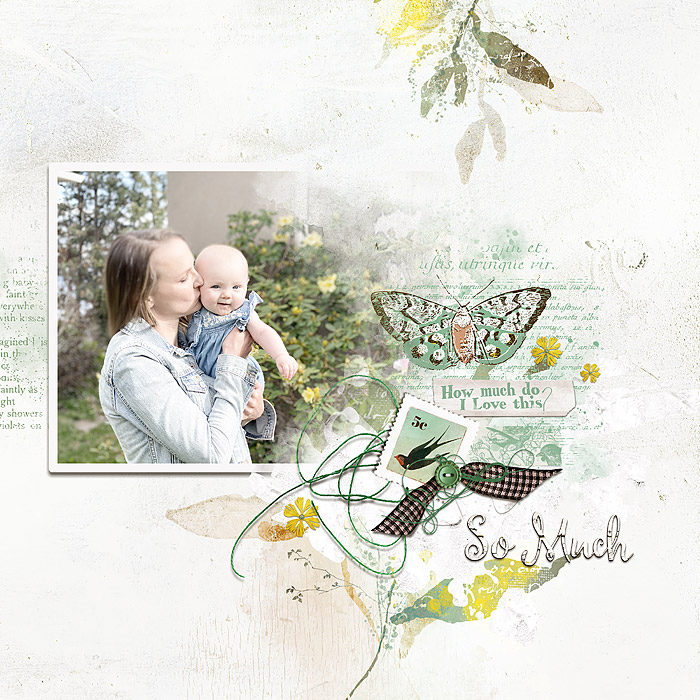 So Much Digital Scrapbooking Messy Paper Pack - Image 7