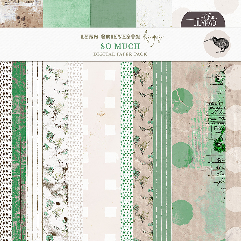 So Much Digital Scrapbooking Paper Pack