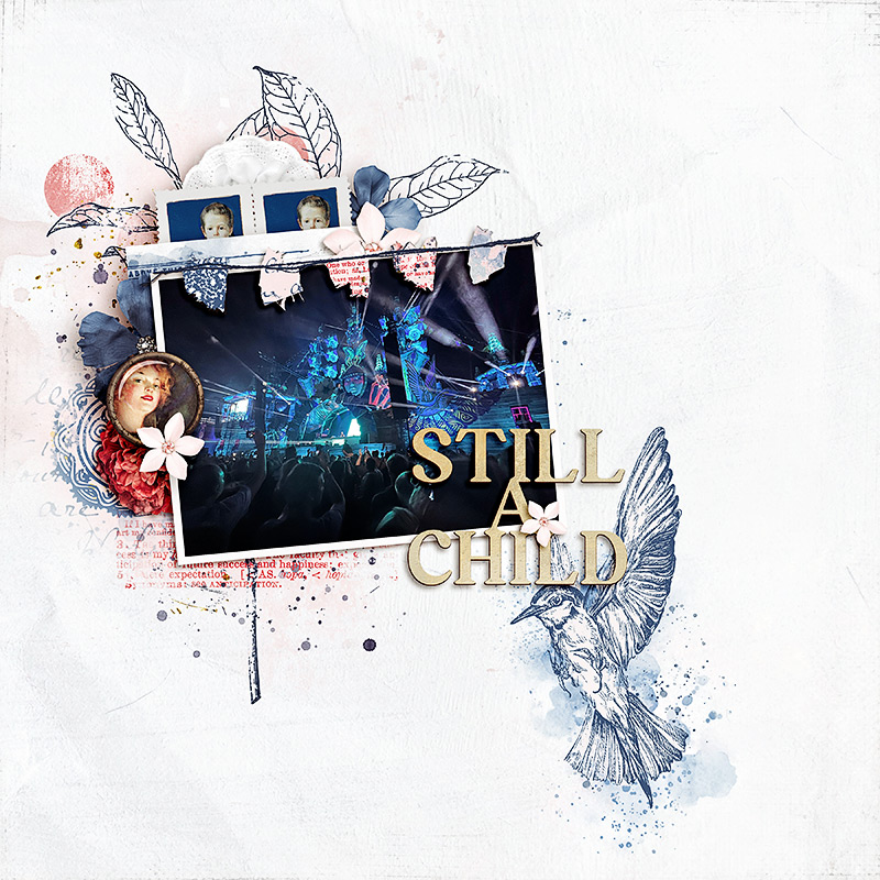 Still A Child Digital Scrapbooking Mixed Media - Image 5