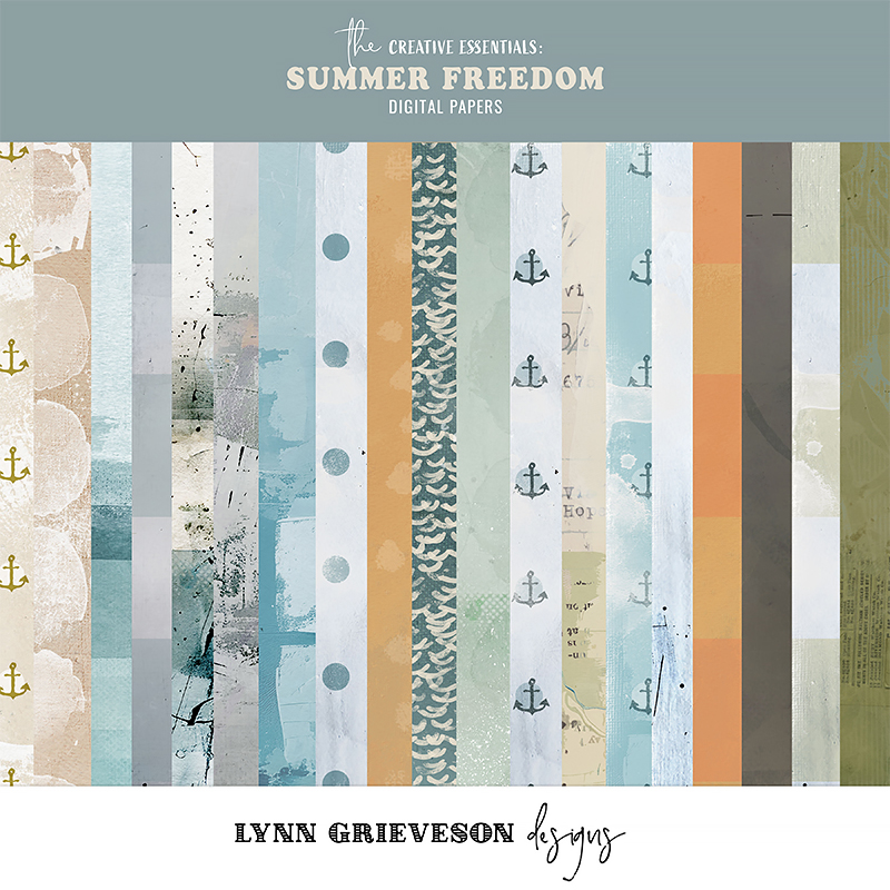 Summer Freedom Digital Scrapbooking Kit - Image 7