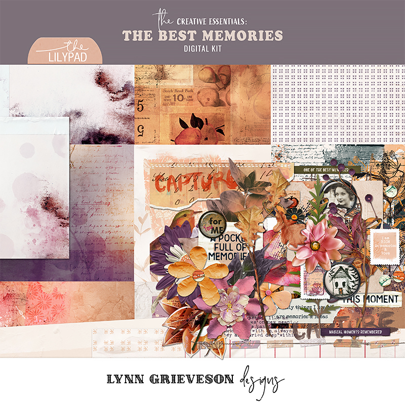 The Best Memories Digital Scrapbooking Kit by Lynn Grieveson