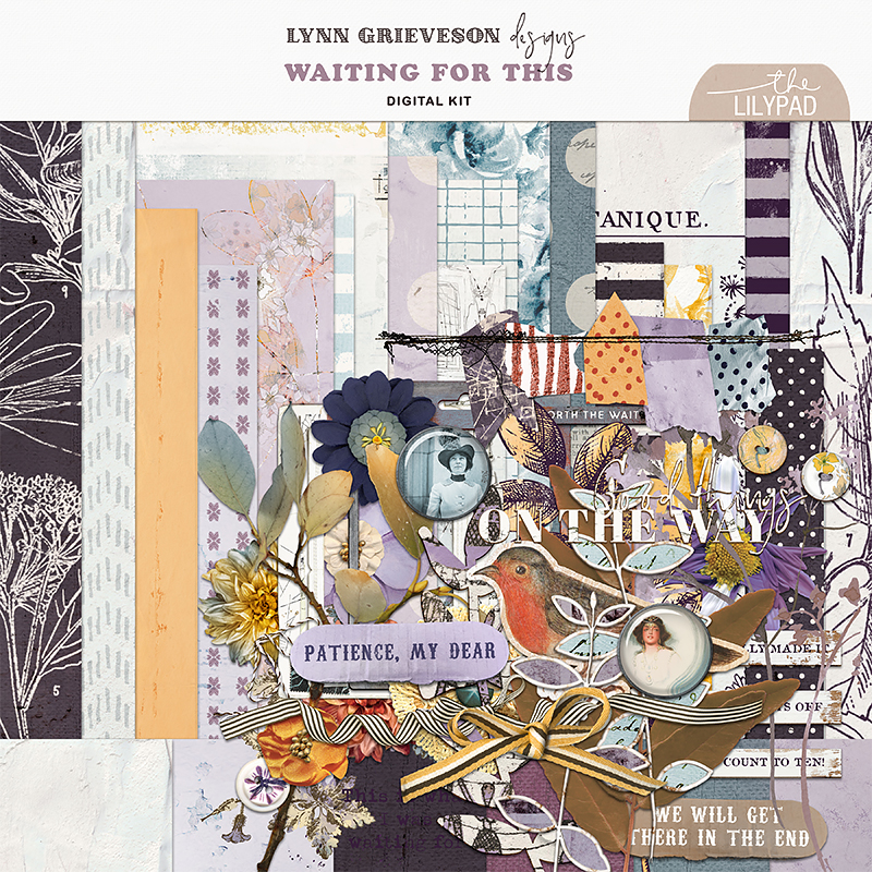 Waiting For This Mixed Media Kit by Lynn Grieveson