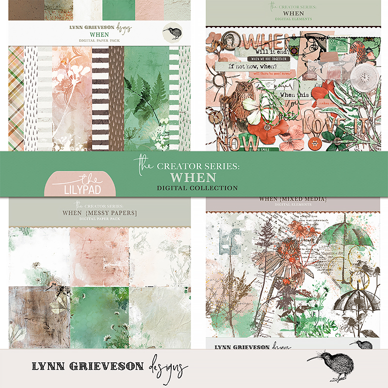 When Digital Scrapbooking Collection by Lynn Grieveson