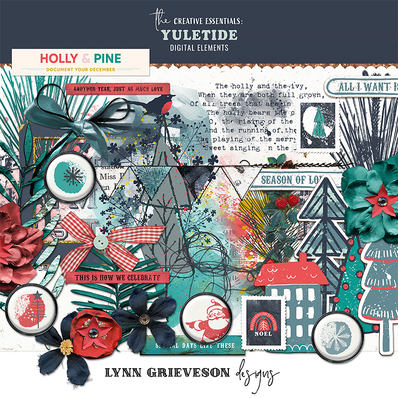 Yuletide Digital Scrapbooking Kit by Lynn Grieveson - Image 3
