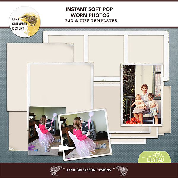 Instant Soft Pop Worn Photos