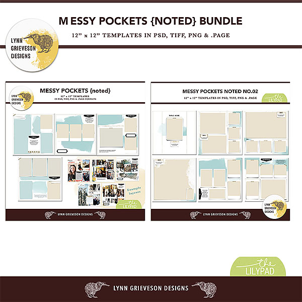 Messy Pockets Noted Bundle