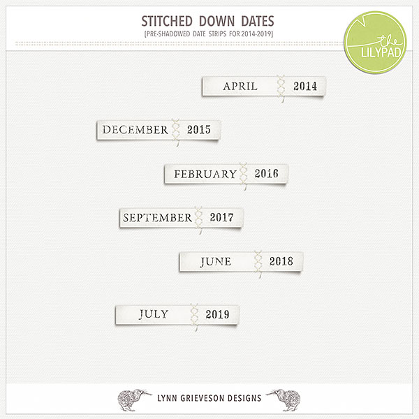 Stitched Down Dates
