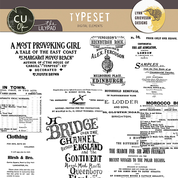 Typeset brushes