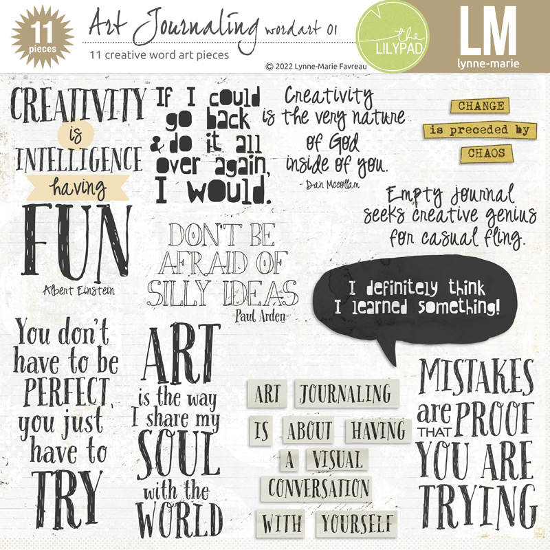 Art Journaling /wordart 01/