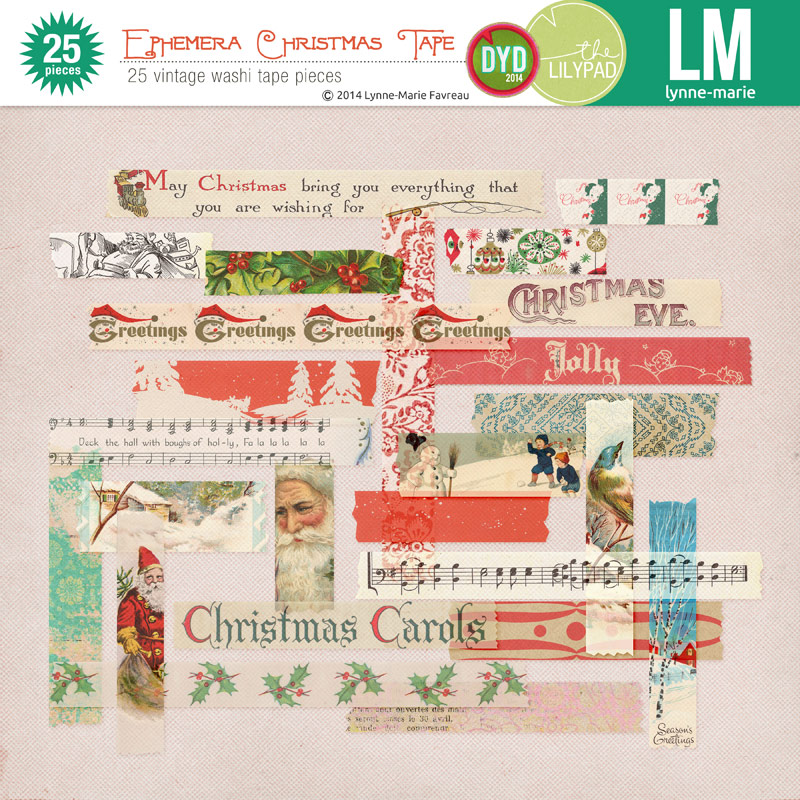 Ephemera Christmas Tape