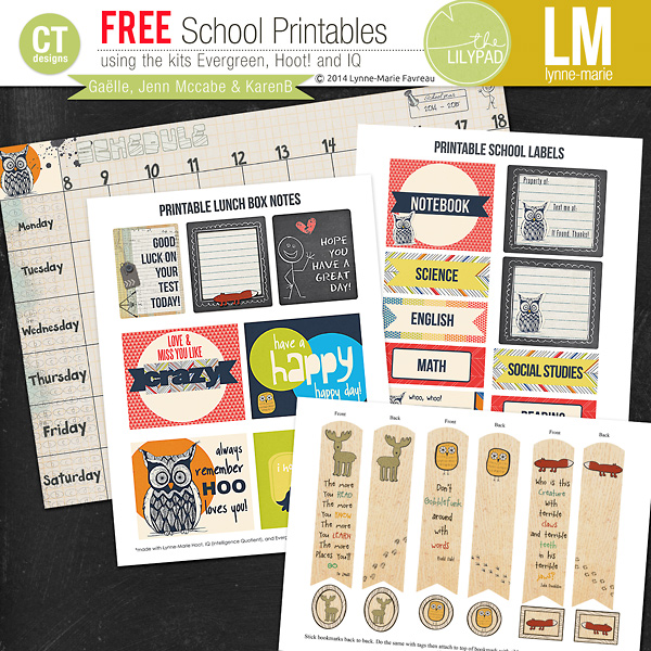 FREE School Printables