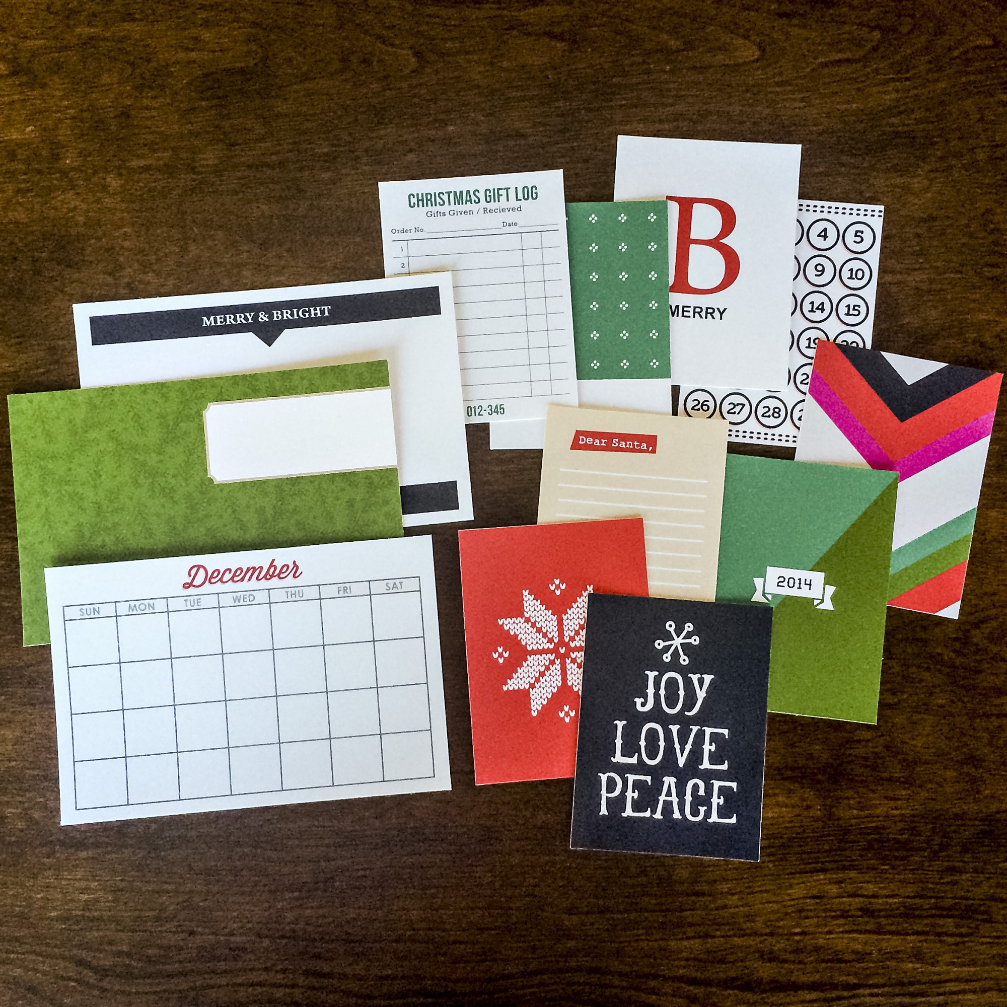 making spirits bright: (journal cards) - Image 4