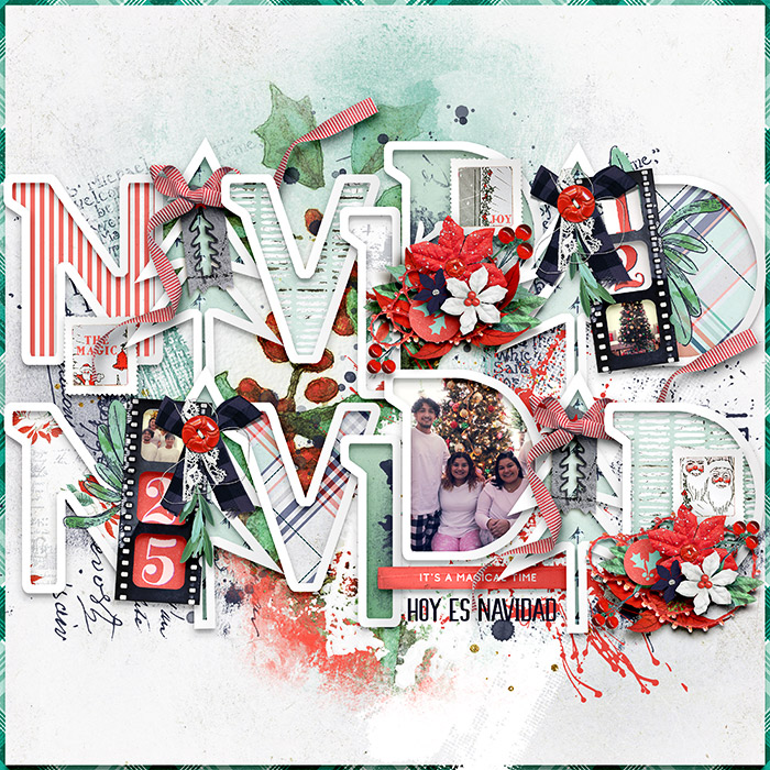 Festivus Digital Scrapbooking Mixed Media by Lynn Grieveson - Image 7