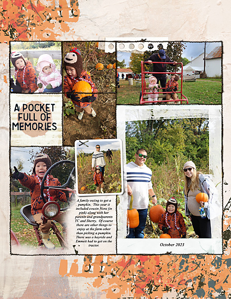 Messy Pockets Squared Photobook templates - Image 6