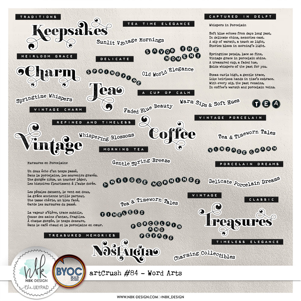 artCrush #84 {Word Arts}