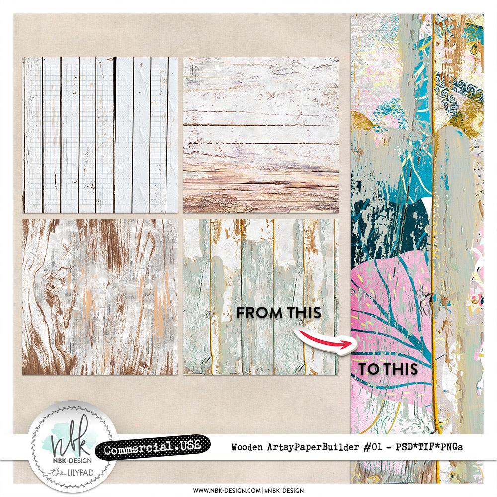 CU Wooden Artsy paper Builder #1