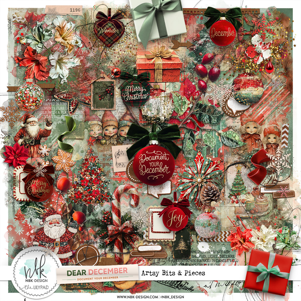 Dear December {Artsy Bits & Pieces}