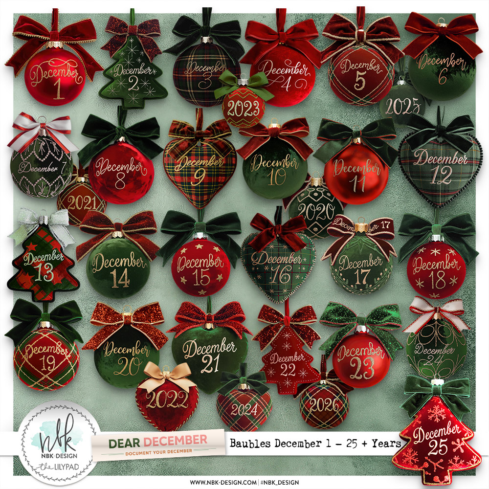 Dear December {Document December Baubles}