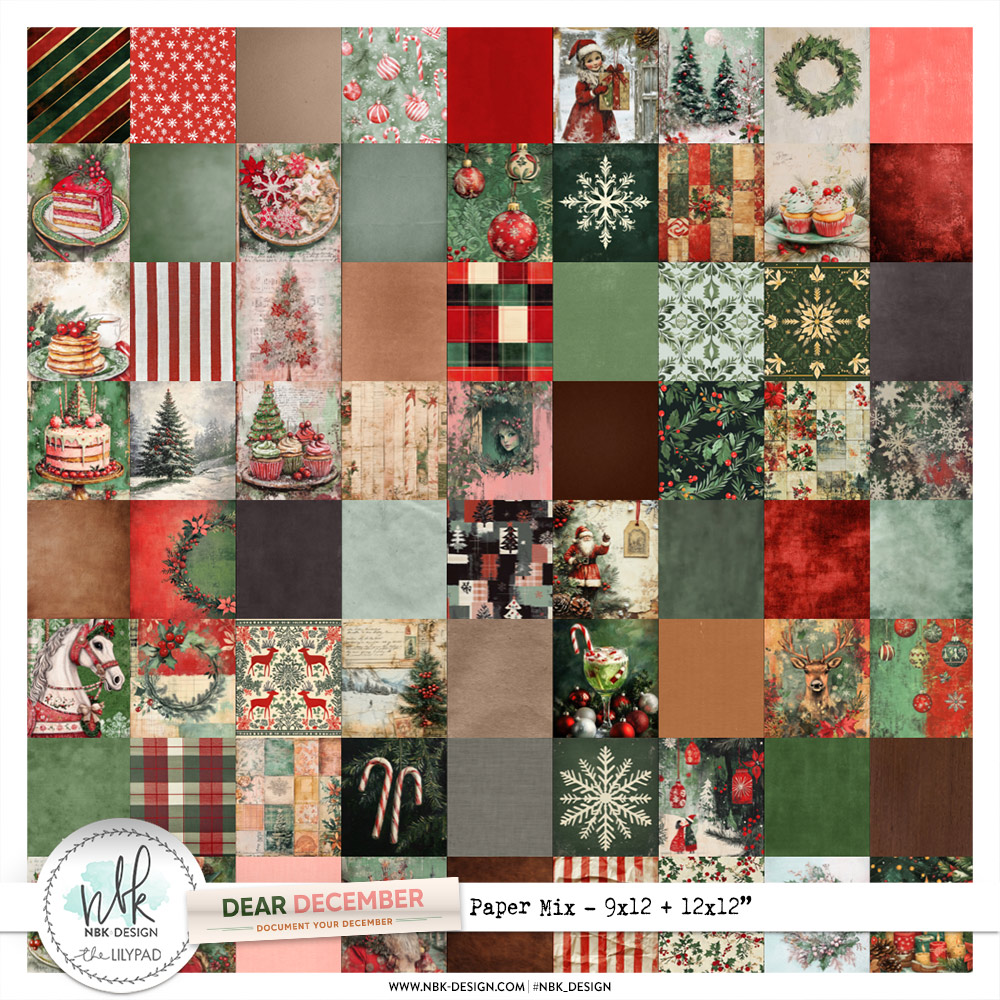 Dear December {Paper Mix}