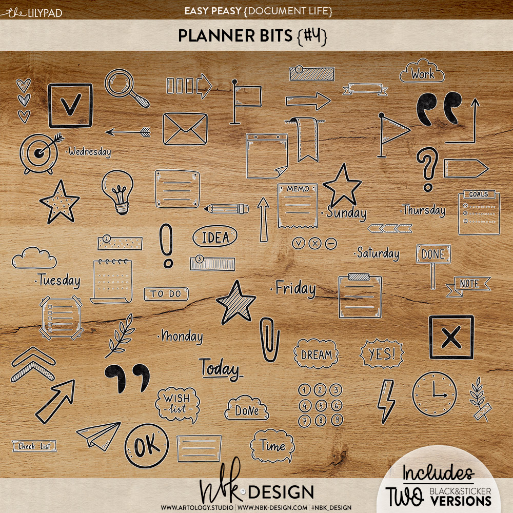 Easy Peasy Planner Bits #4