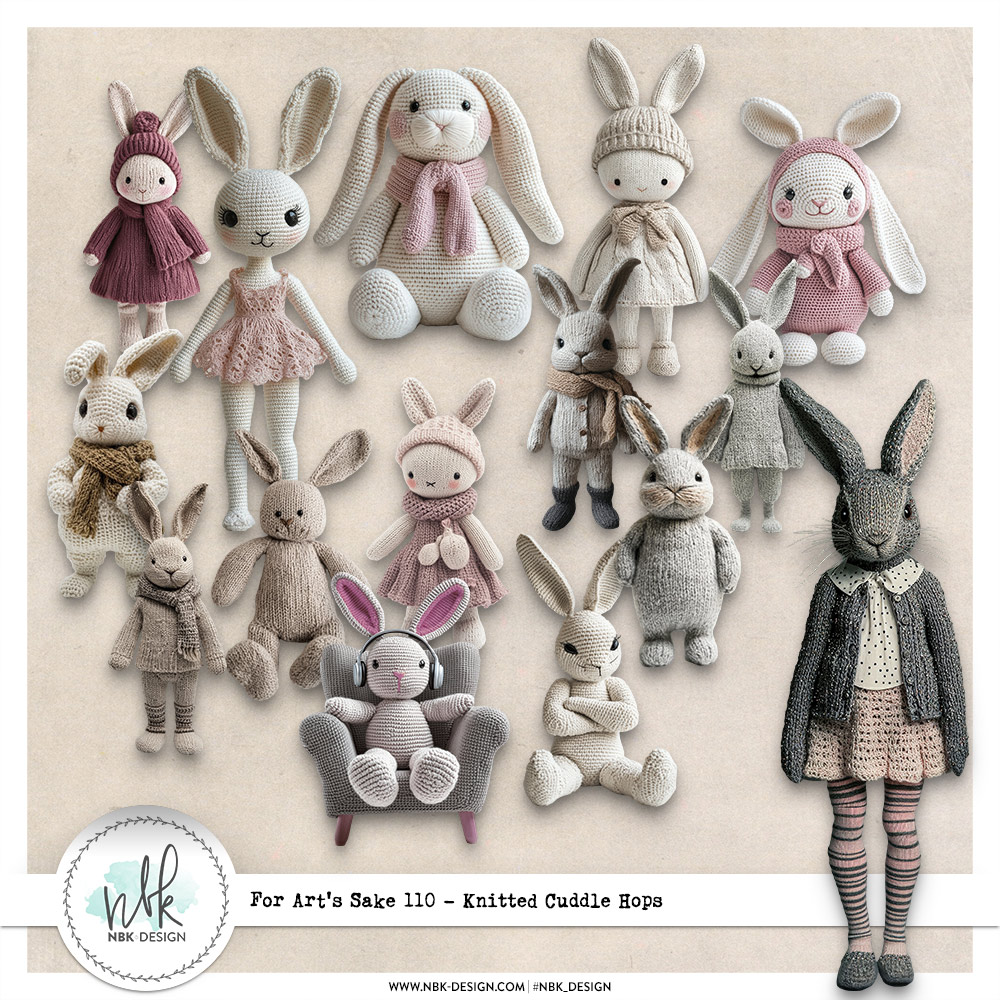 For Art's Sake #110 {Knitted Cuddle Hops}