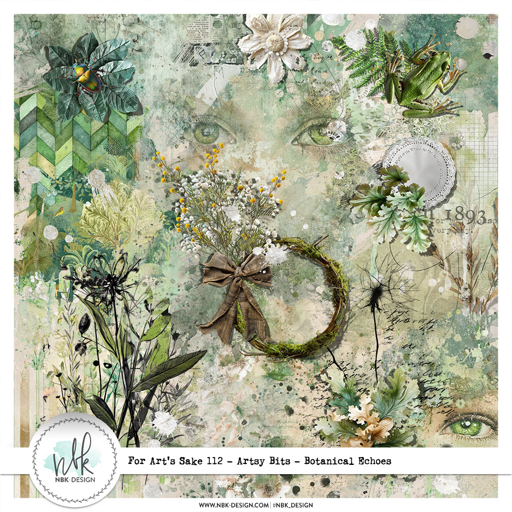 For Art's Sake #112 {Artsy Bits & Pieces - Botanical Echoes}