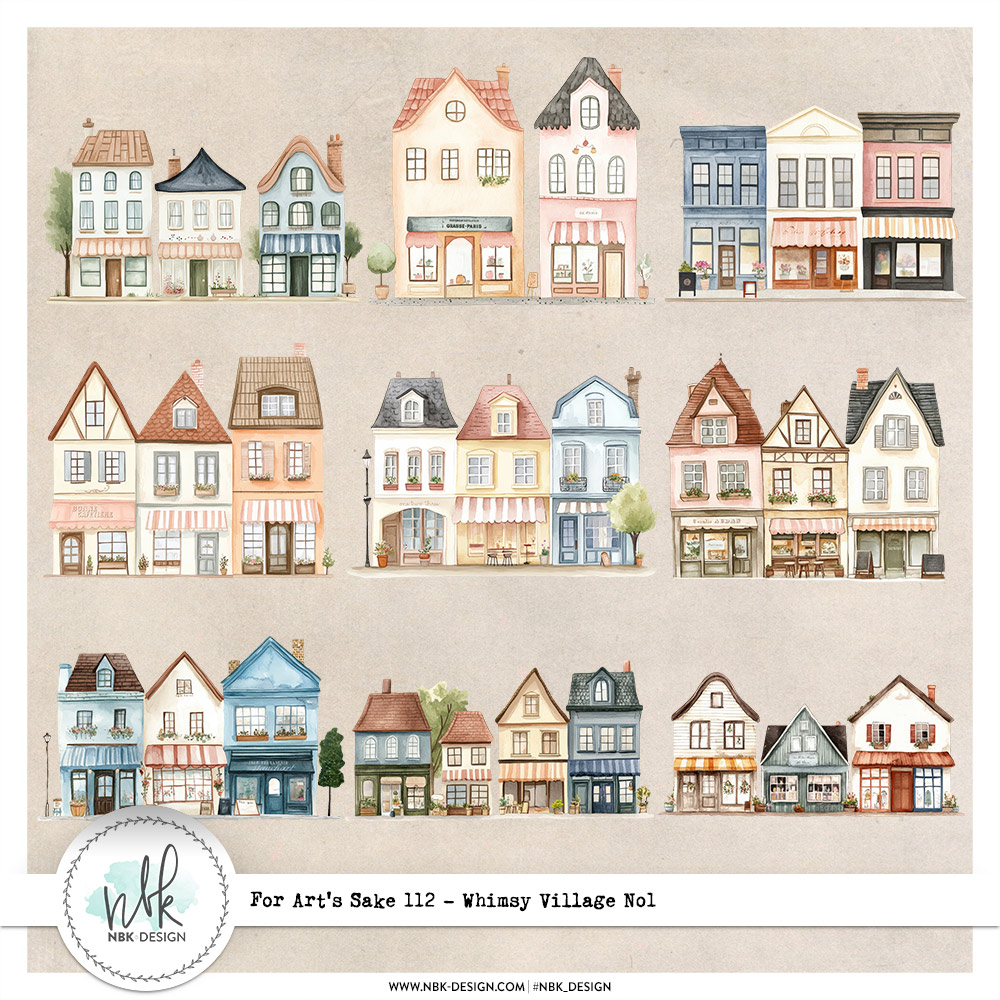 For Art's Sake #113 {Whimsy Villages No1}