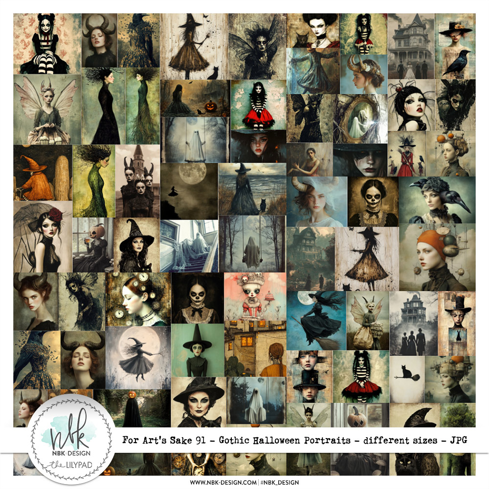 For Art's Sake #91 {Gothic Halloween Portraits}