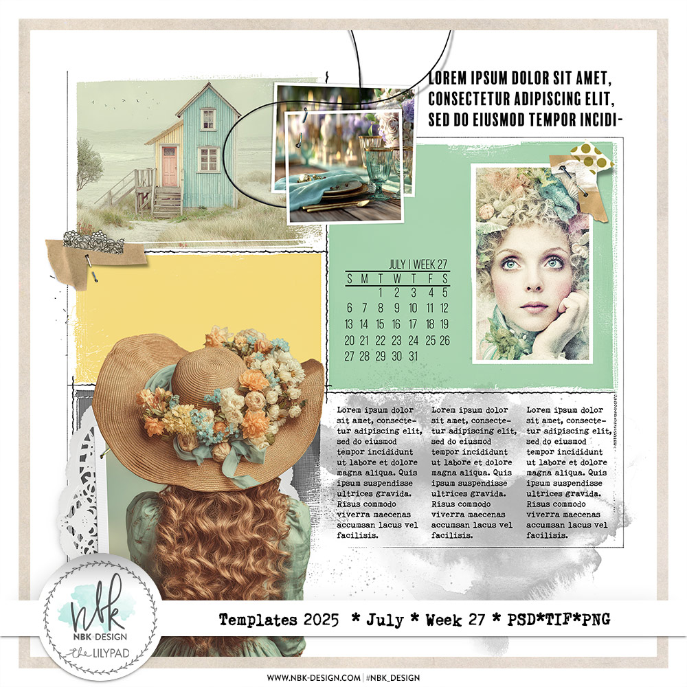 Weekly Templates 2025 {Week 27}