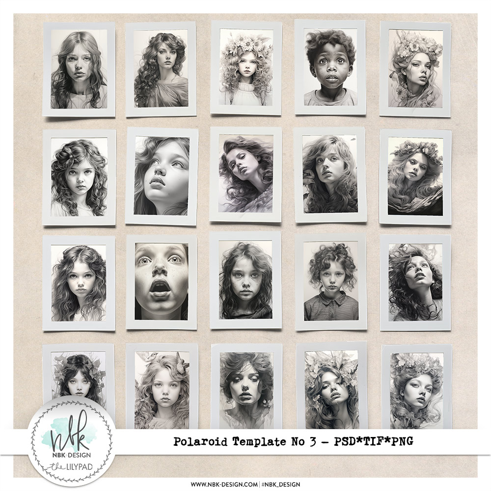 Polaroid Template #03