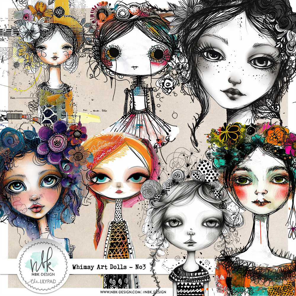 Whimsy Art Dolls No3