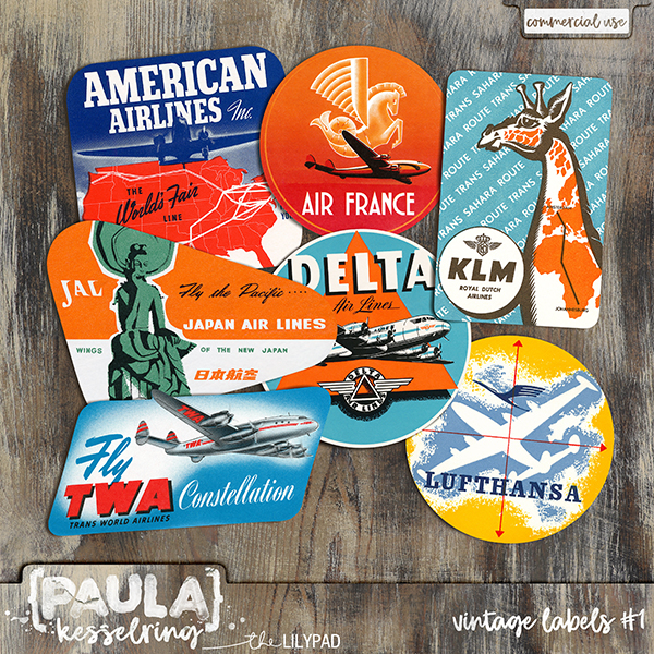 CU Vintage Labels #1
