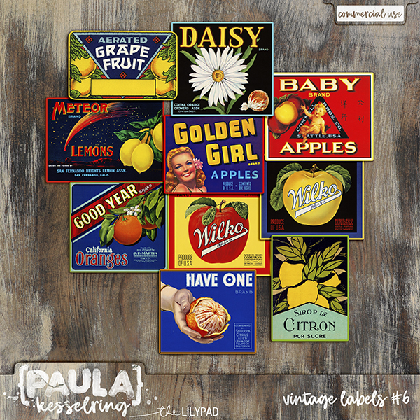 CU Vintage Labels #6