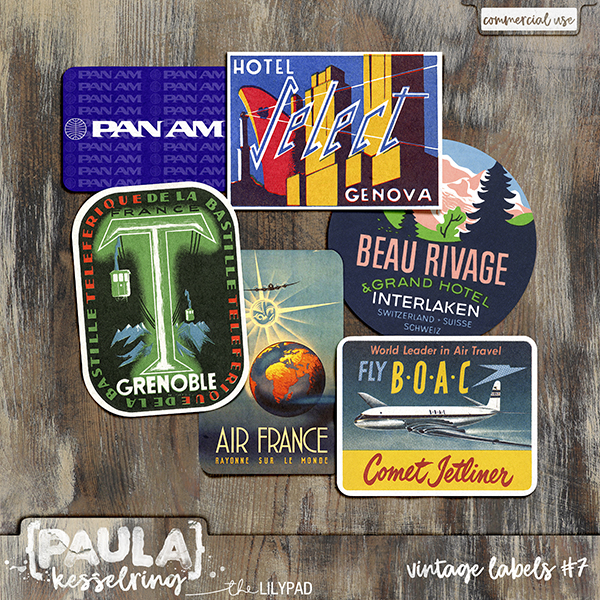 CU - Vintage Labels #7