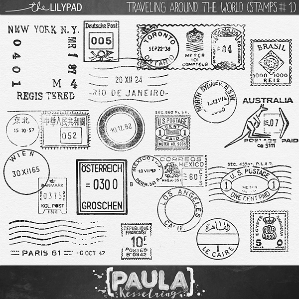 Traveling Around The World {Stamps #1} - Image 2