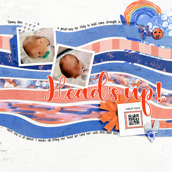 Positivity Digital Scrapbooking Paper Pack by Lynn Grieveson - Image 3