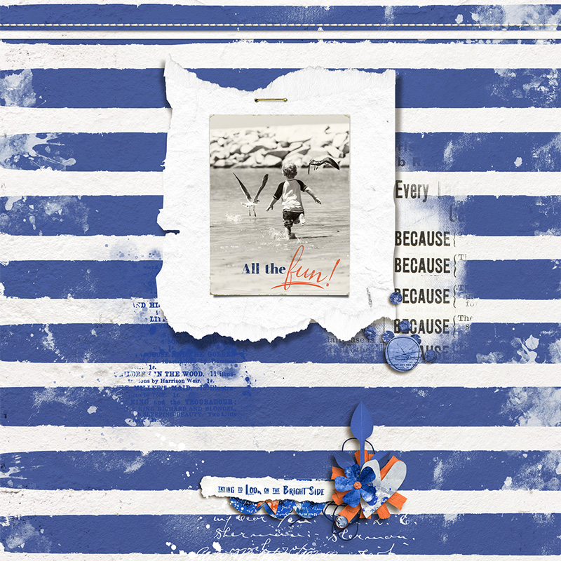 Positivity Digital Scrapbooking Paper Pack by Lynn Grieveson - Image 5