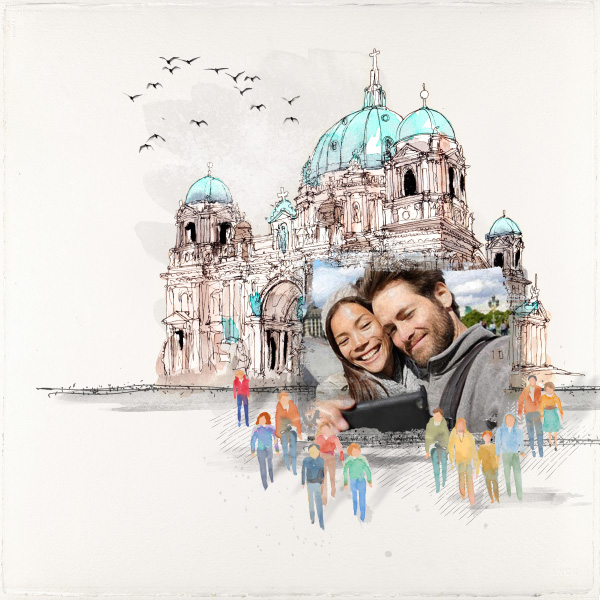 The Crowd {Watercolor People} - Image 2