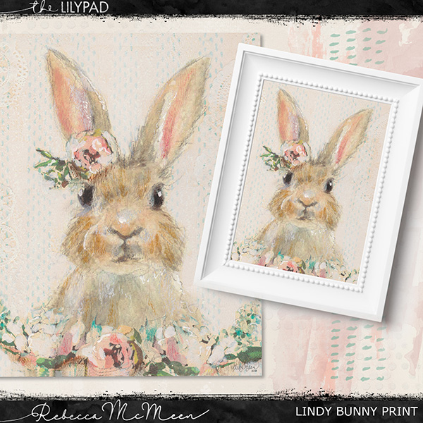 Lindy Bunny Print